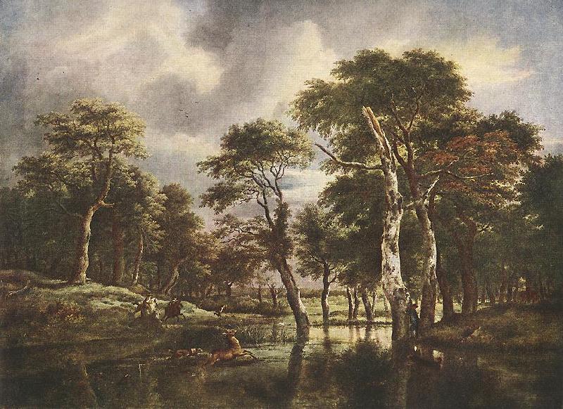 RUISDAEL, Jacob Isaackszon van The Hunt g